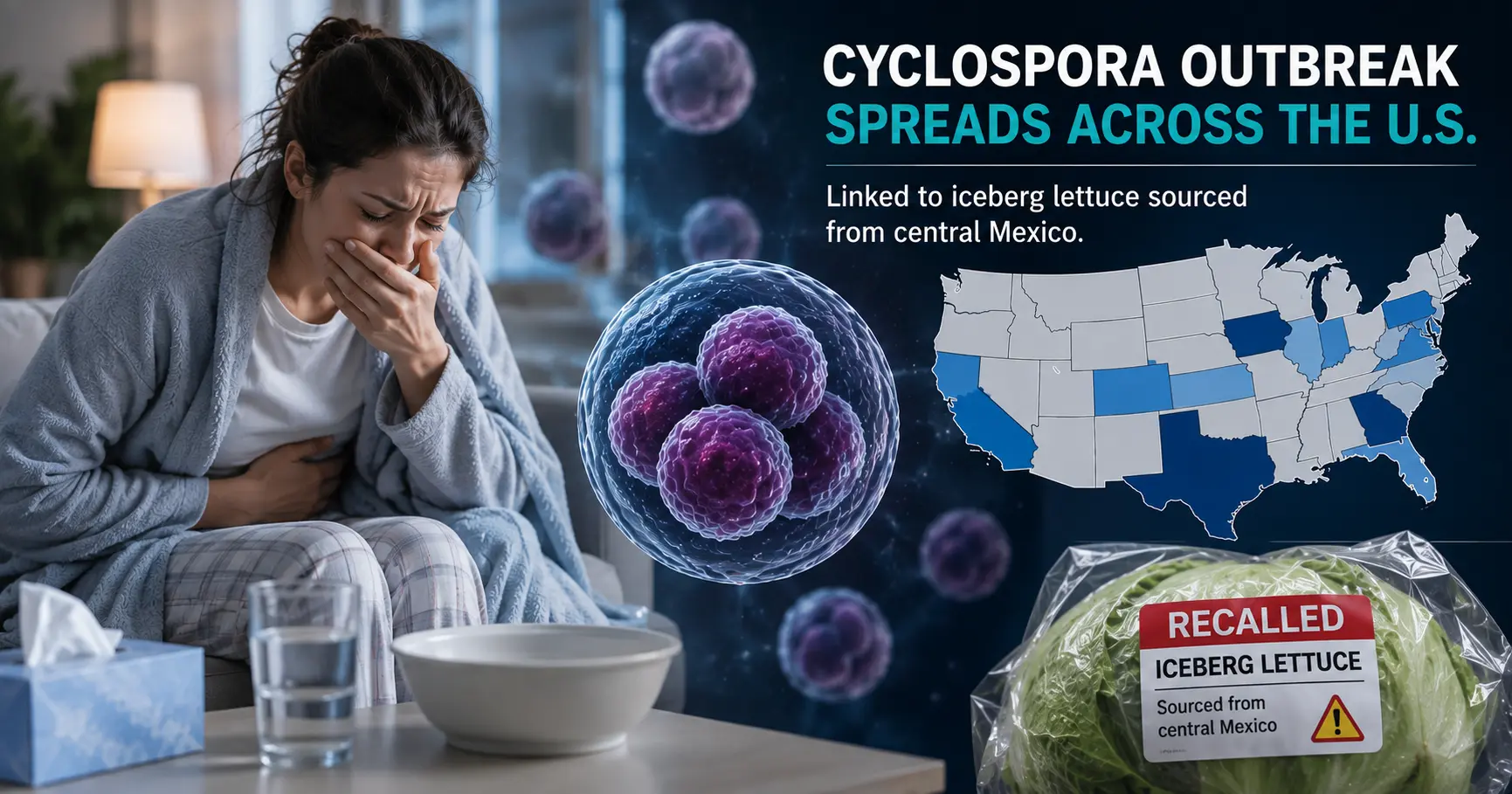 Cyclospora Outbreak 2026: What Physicians Should Watch for in Persistent GI Symptoms