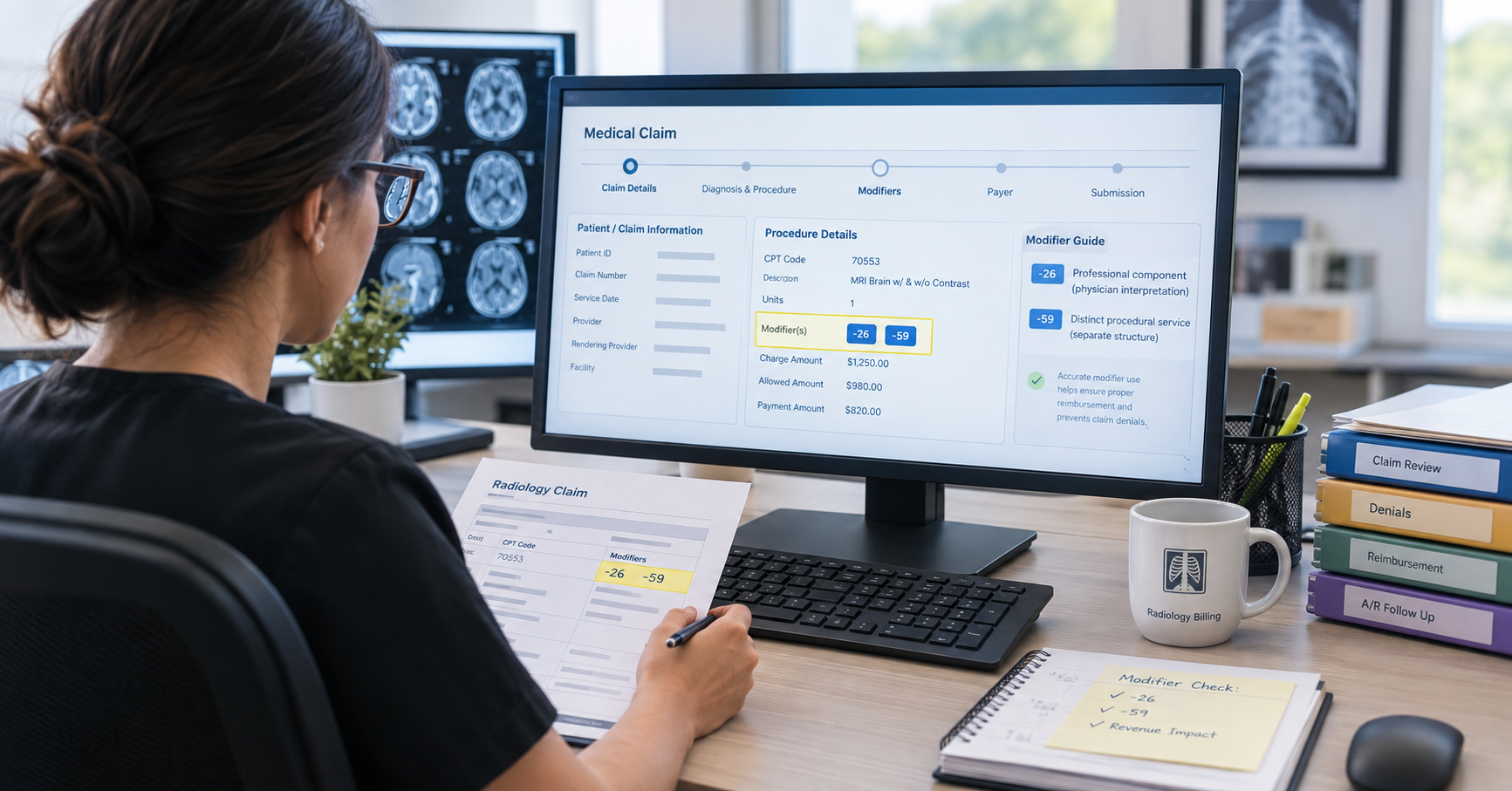 Modifier 26 vs TC in Radiology Billing: What Practices Need to Know